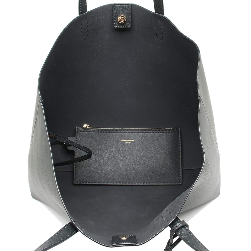 SAINT LAURENT レザートートバッグ サンローラン サンローラン Bold レザー トートバッグ オフィス カーキ 春