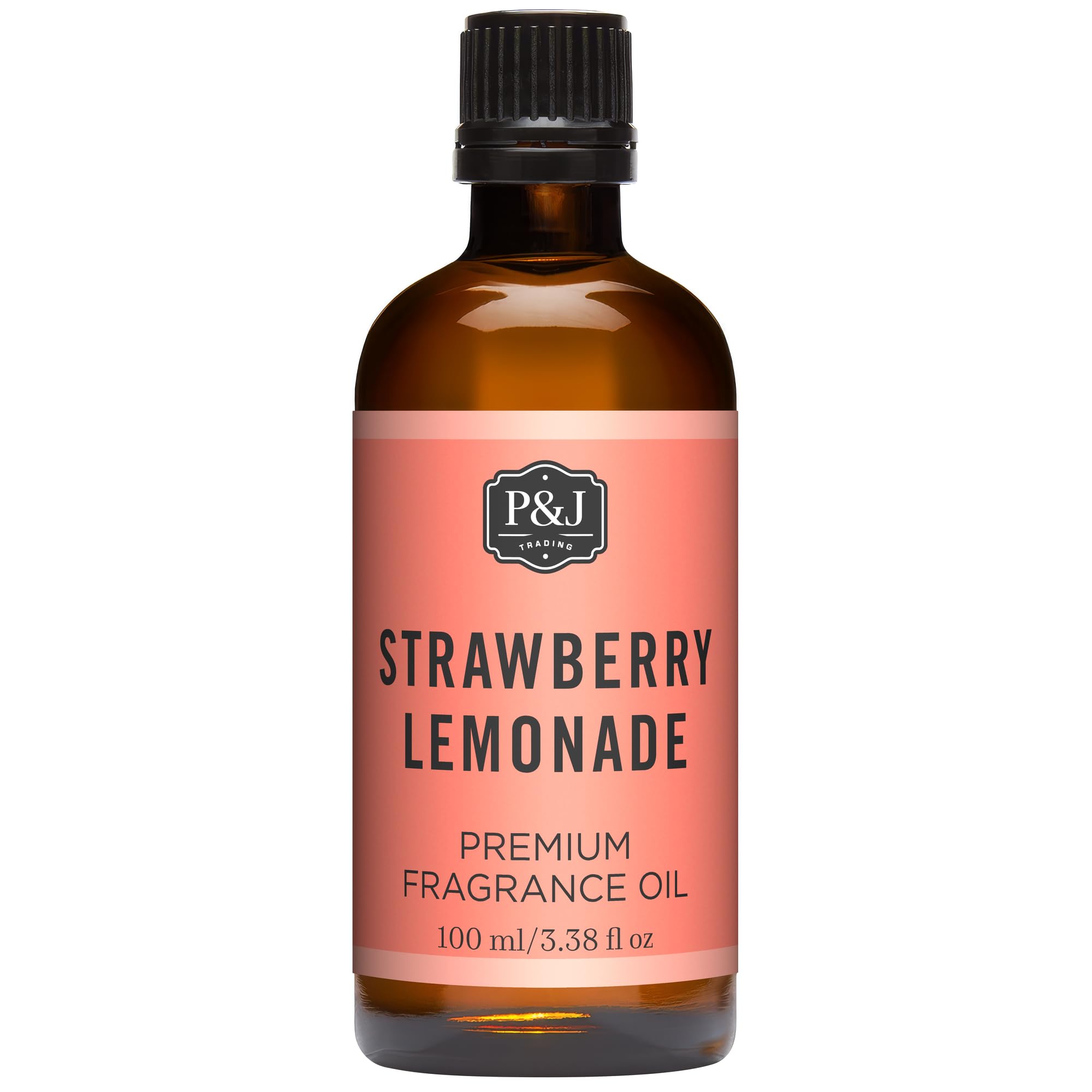 P&amp;J Trading - Strawberry Lemonade Scented Oil 100ml - Fragrance Oil for Candle Making, Soap Making, Diffuser Oil