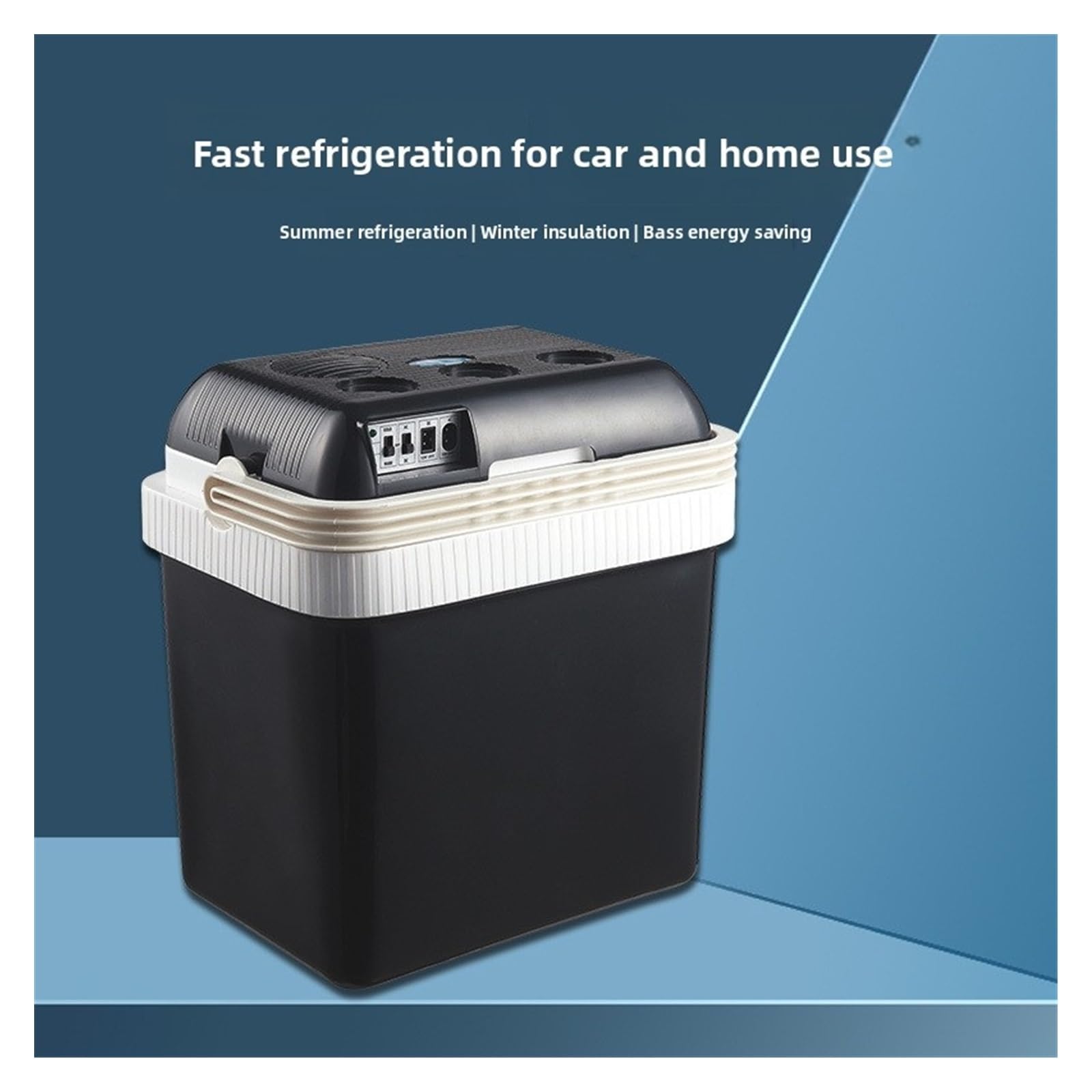 Mini refrigerador for Coche, 24 litros, Doble función de frío y Calor, 45-60 W, 220-240 V