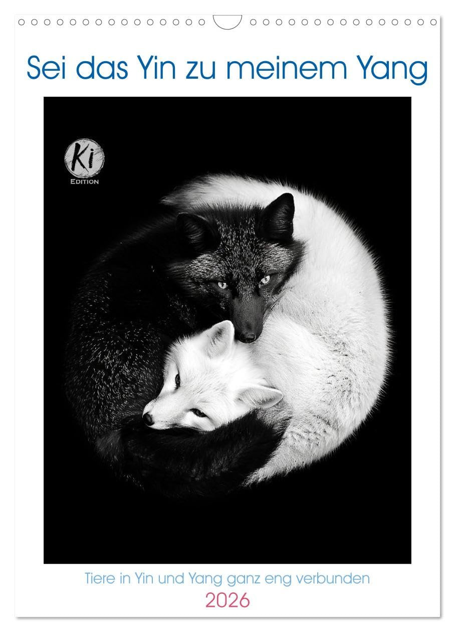 Be the yin to my yang UK-Version (Wall Calendar 2026 DIN A3 Portrait), CALVENDO 12 Month Wall Calendar โ image 1