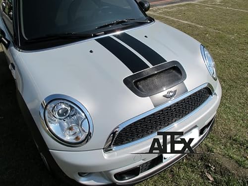 Dry Carbon Fiber Hood Scoop Cover For Mini Cooper R55/R56 S/R57 #TOP6