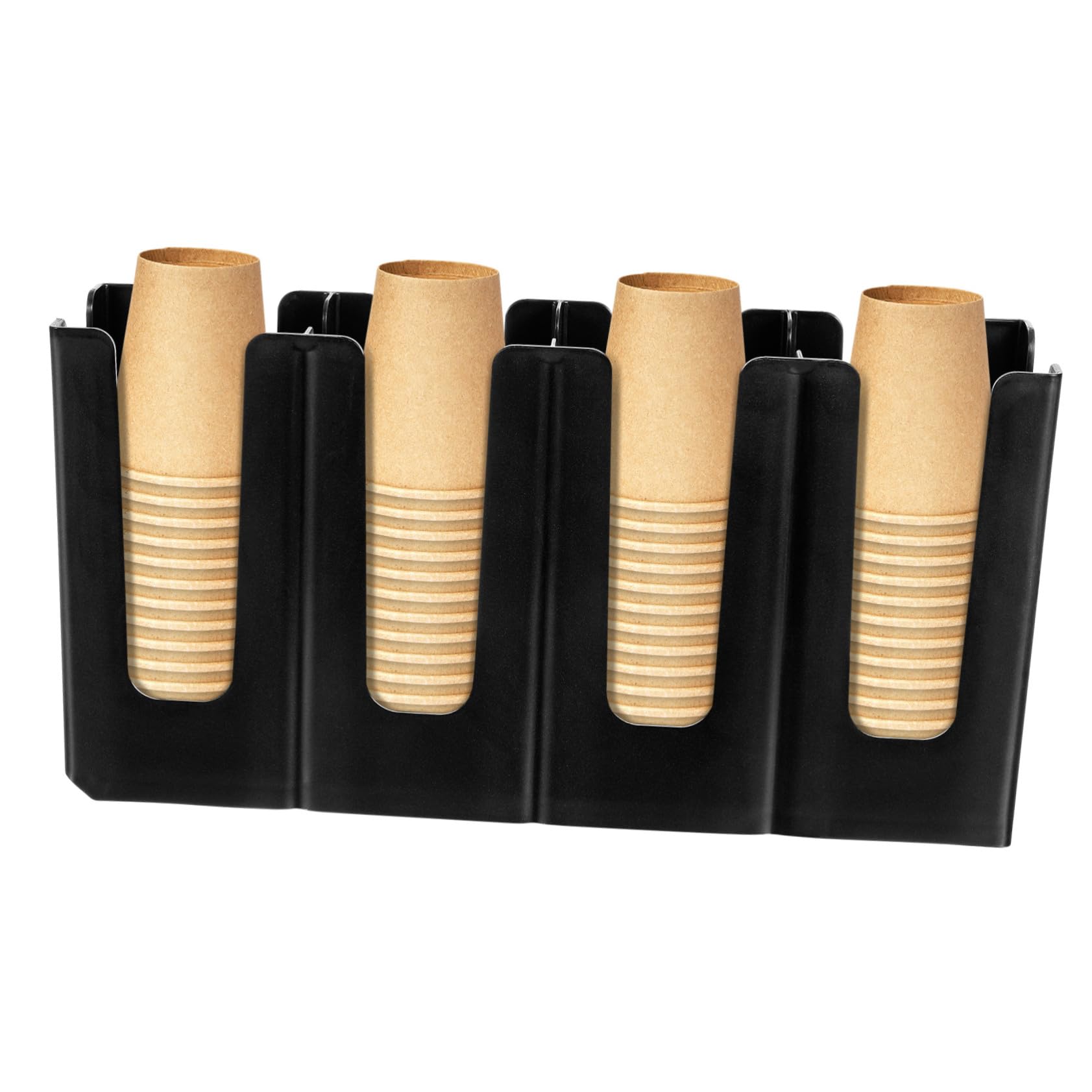 ULTECHNOVO Portavasos Ajustable Plegable de Papel Portavasos Expositor de Papel para Cafeterías y Tiendas de Bebidas