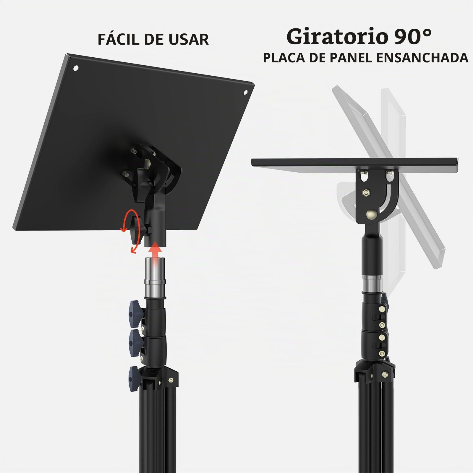 Soporte Proyector: Laptop Tripode Ajustable en Altura (60-115 cm), Base Estable para Proyector Portátil con Placa Plegable, Capacidad de Peso 10KG, Ideal para Cine en Casa, DJ, Aula y Oficina