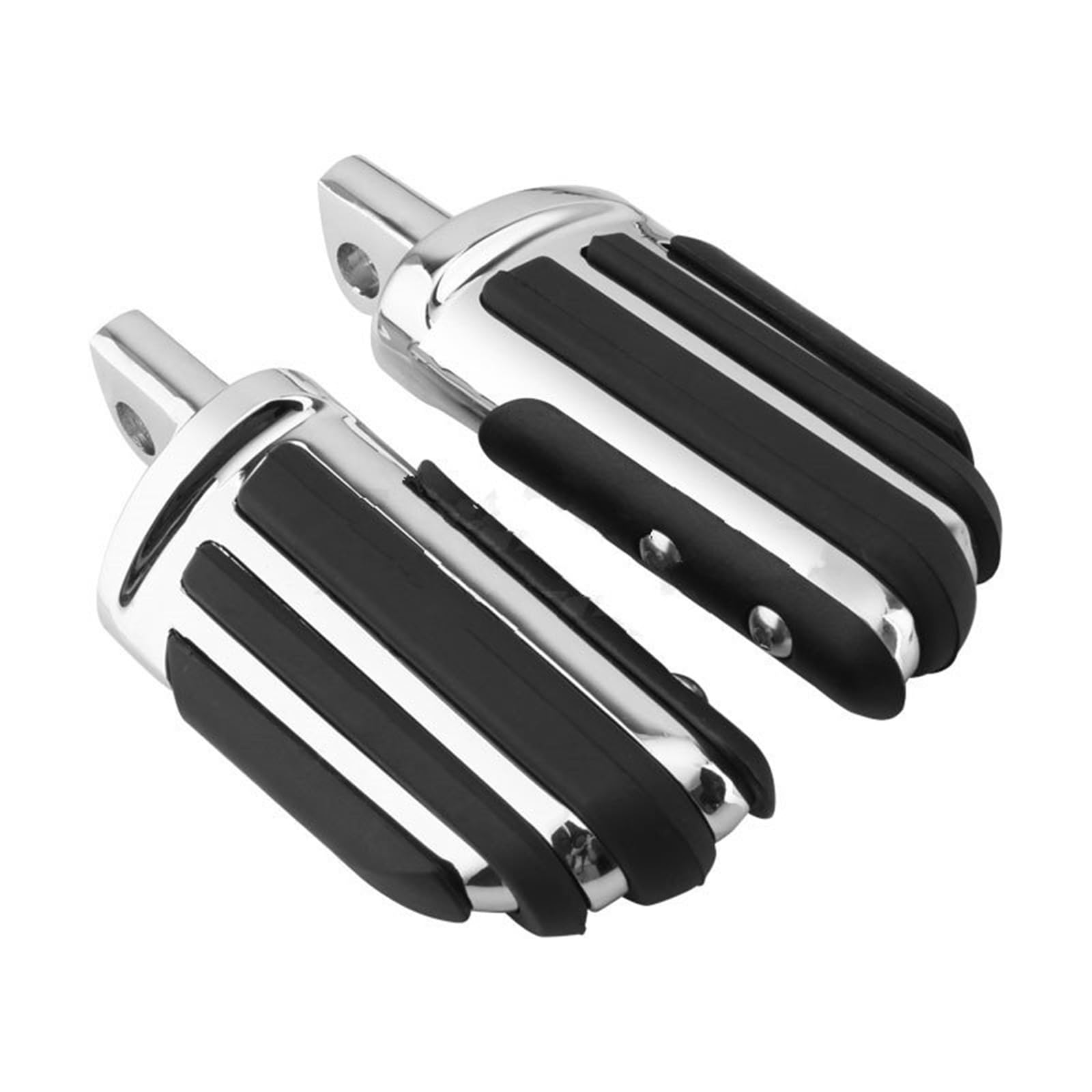 Motocicleta Reposapiés Reposapiés Macho Universal Para Motocicleta 32mm 125" Pedal Delantero Y Trasero De Goma(Estilo10)