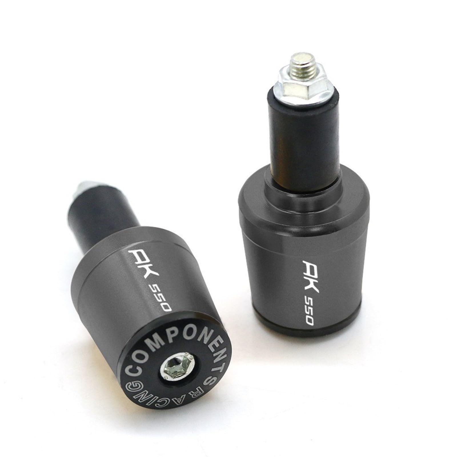 Poignées De Guidon CNC Aluminium 7/8 (22mm) Universelles Pour KYMCO AK550 - Embouts Antivibrations, Confort Amélioré