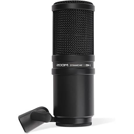 Zoom Dynamic Microphone For Pro Podcasts, Voice-Overs, zDm-1, Interviews, Vocals