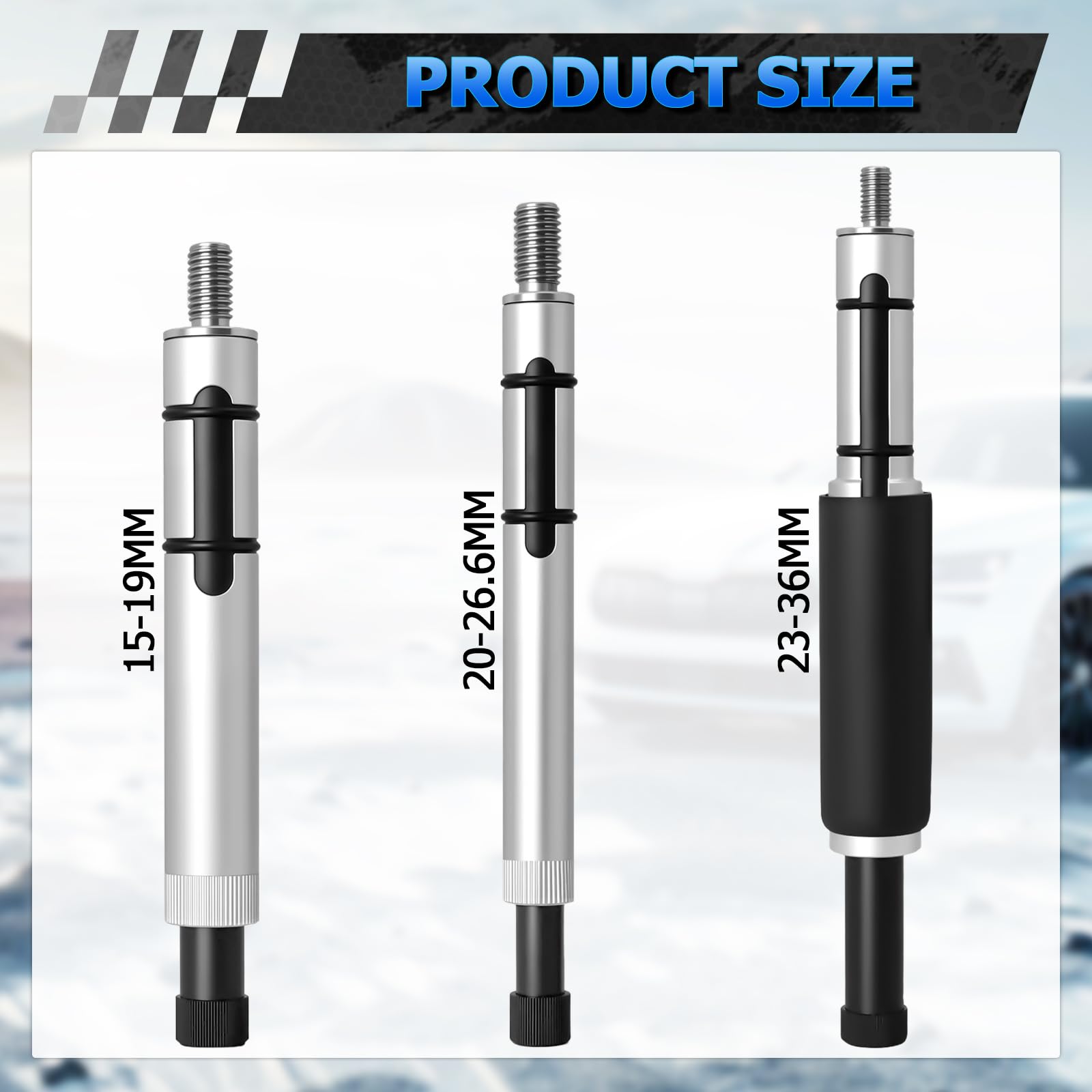 RUIZHI 11TLG - Herramienta universal de centrado de embrague (12-20 mm, mandril centrador, herramienta para vag, para BMW, para VW