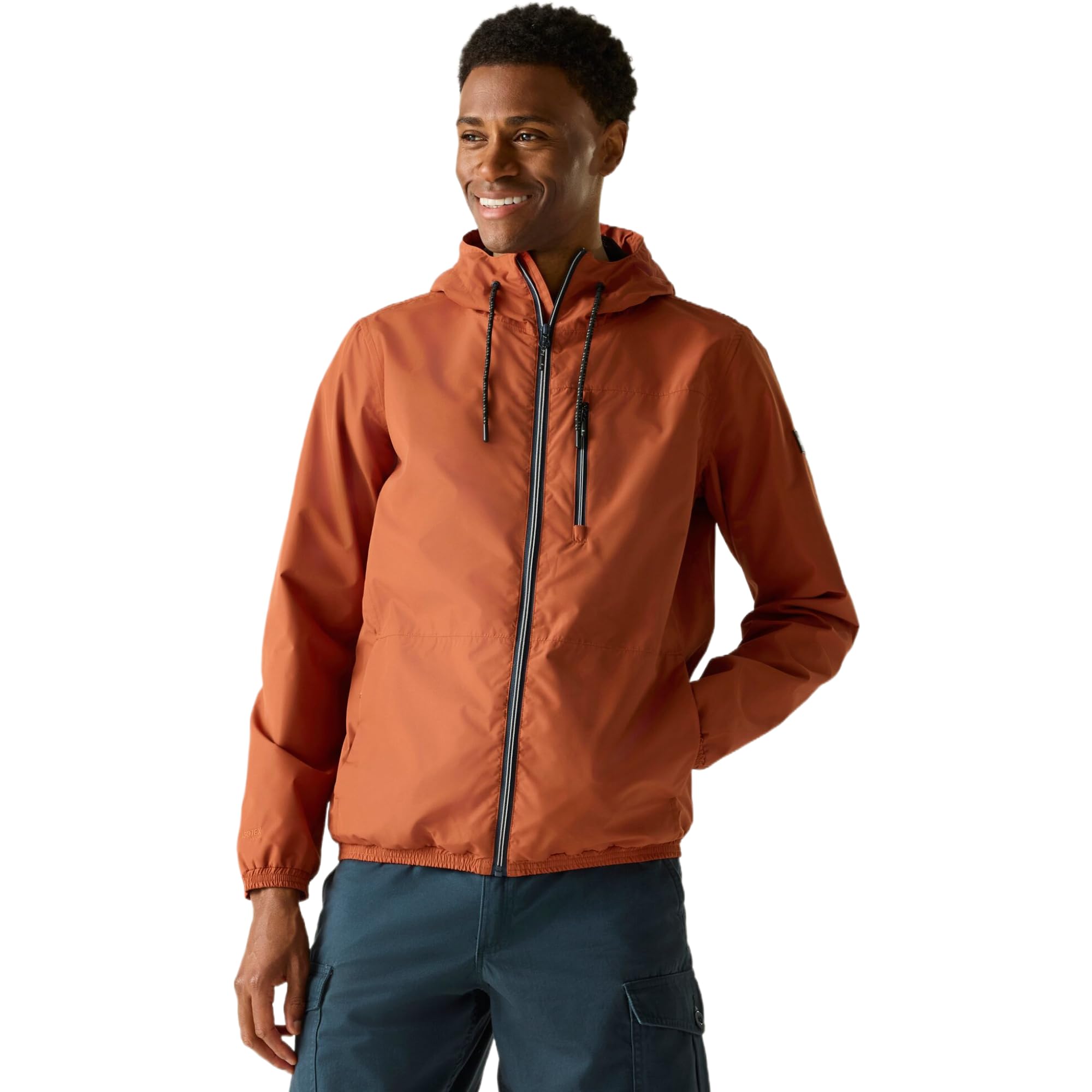 Regatta Men's Shorebay Waterproof Isotex Jacket Brick(Black) Medium