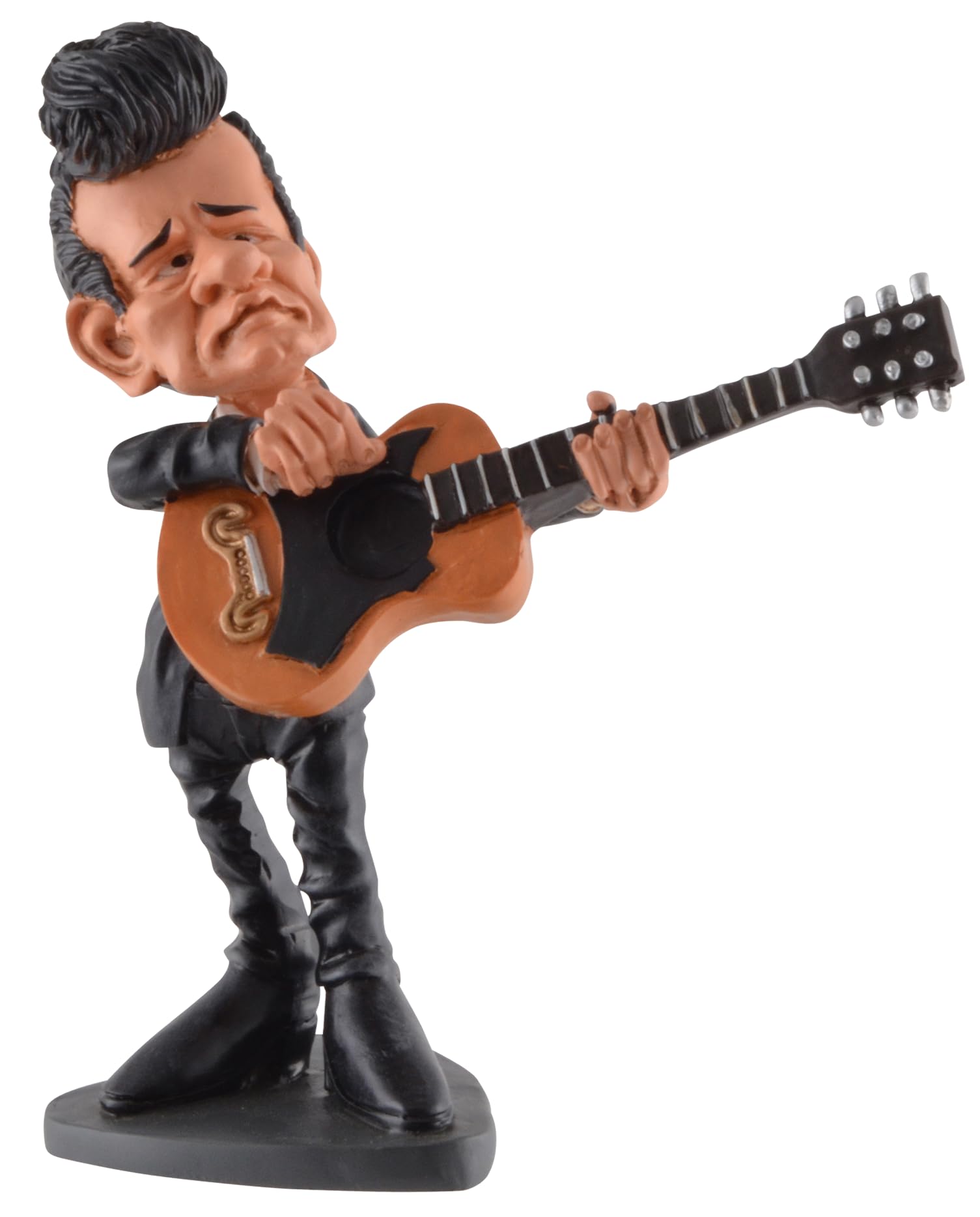 VOGLER Joh. Vogler GmbH Comical Johnny by Warren Stratford, The Man in Black, Hand Painted Stone