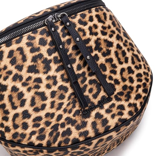 Image of Montana West Crossbody Bag for Women, Large Bum Bag Purse Soft Vegan Leather Travel Fanny Pack with Coin Purse