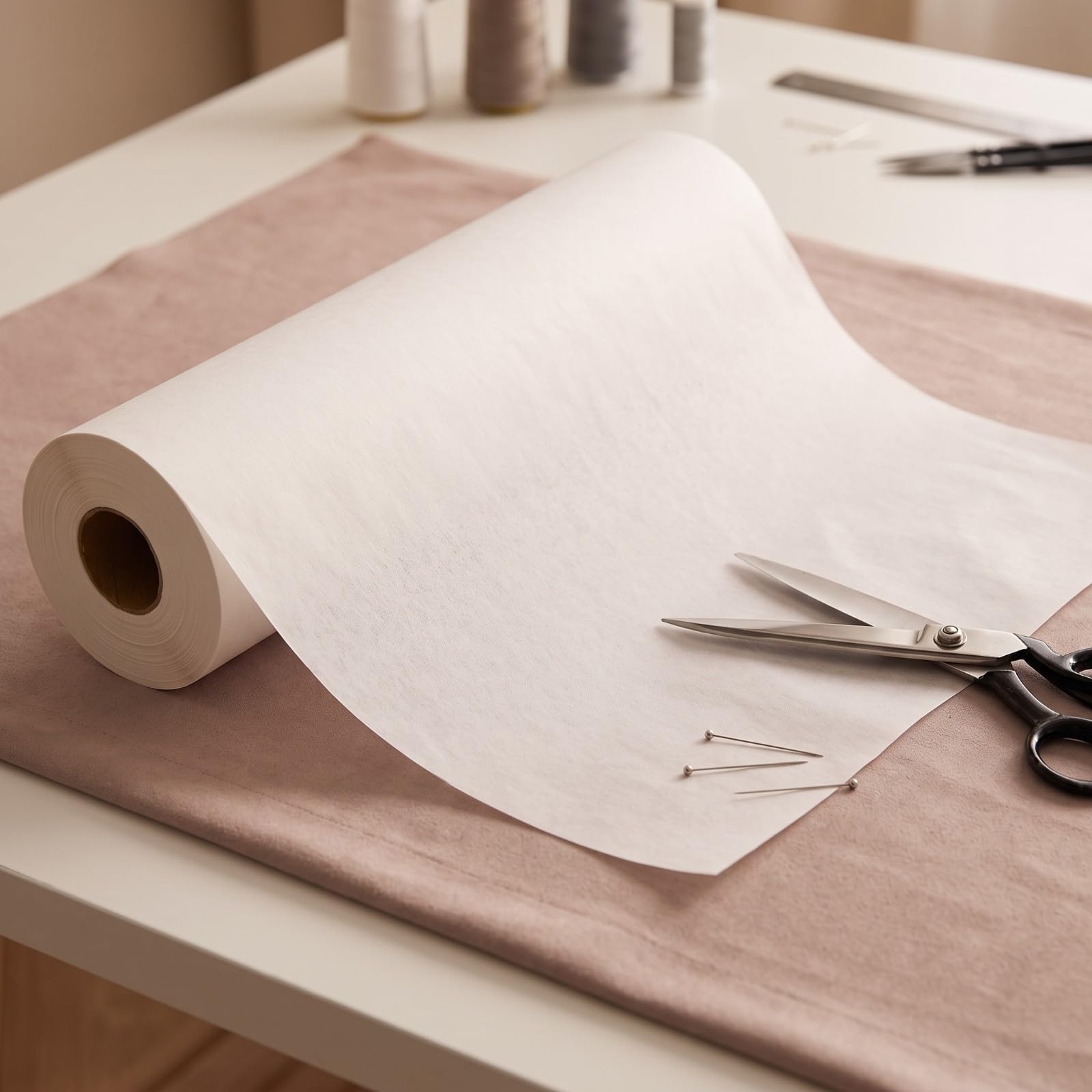 Gitohoni Rleau Papier Calque |, Décpable, Papier Calque Semi-Traparent, pr Drapage, Cturiers, 0.9 X 50 M