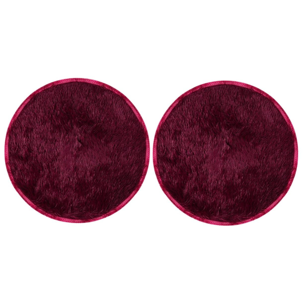 Ipetboom 2pcs 60 Warm Round Pet Mat 60x60cm Dog Bed Cushion Fashion Circle Pet Mats for Medium Dogs