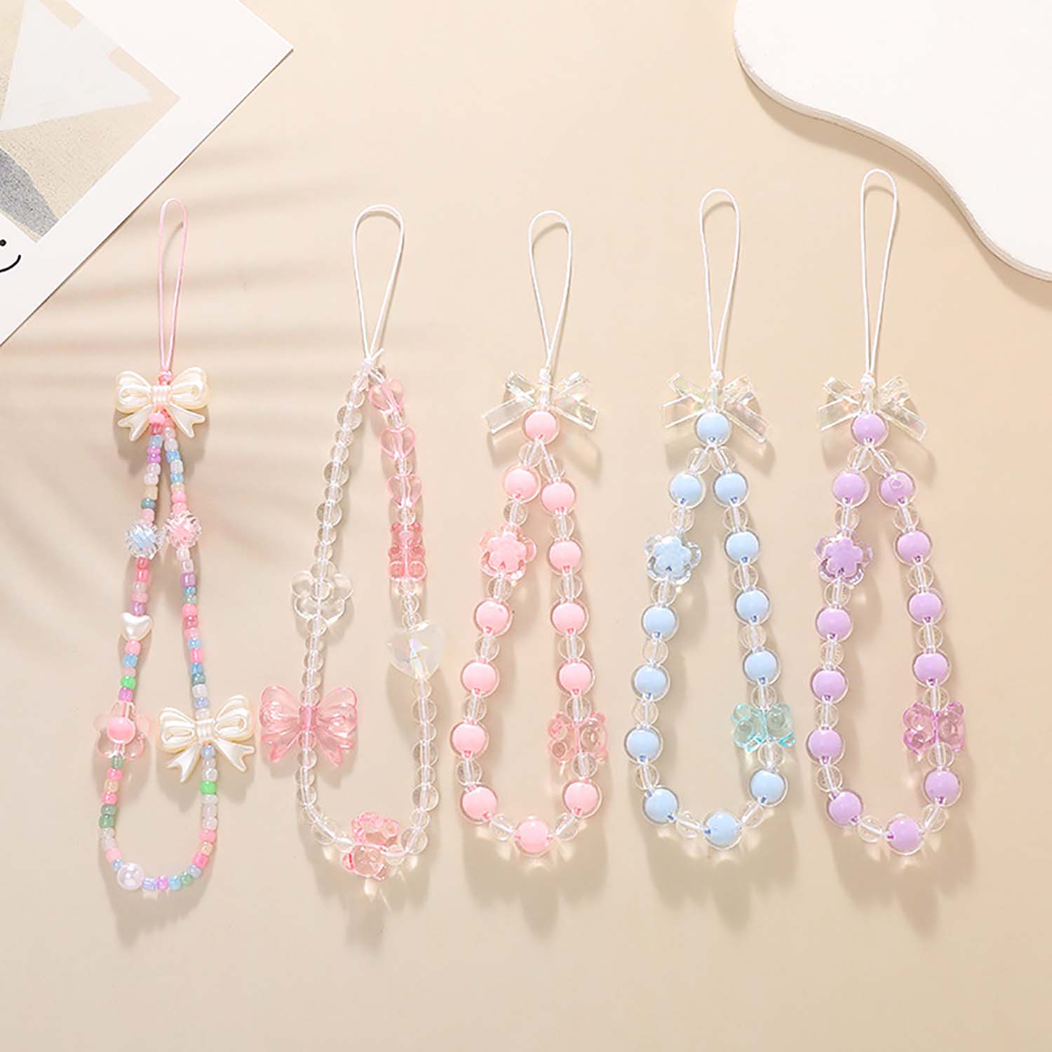 ①precure genic Beads Strap Porun＆Lulun