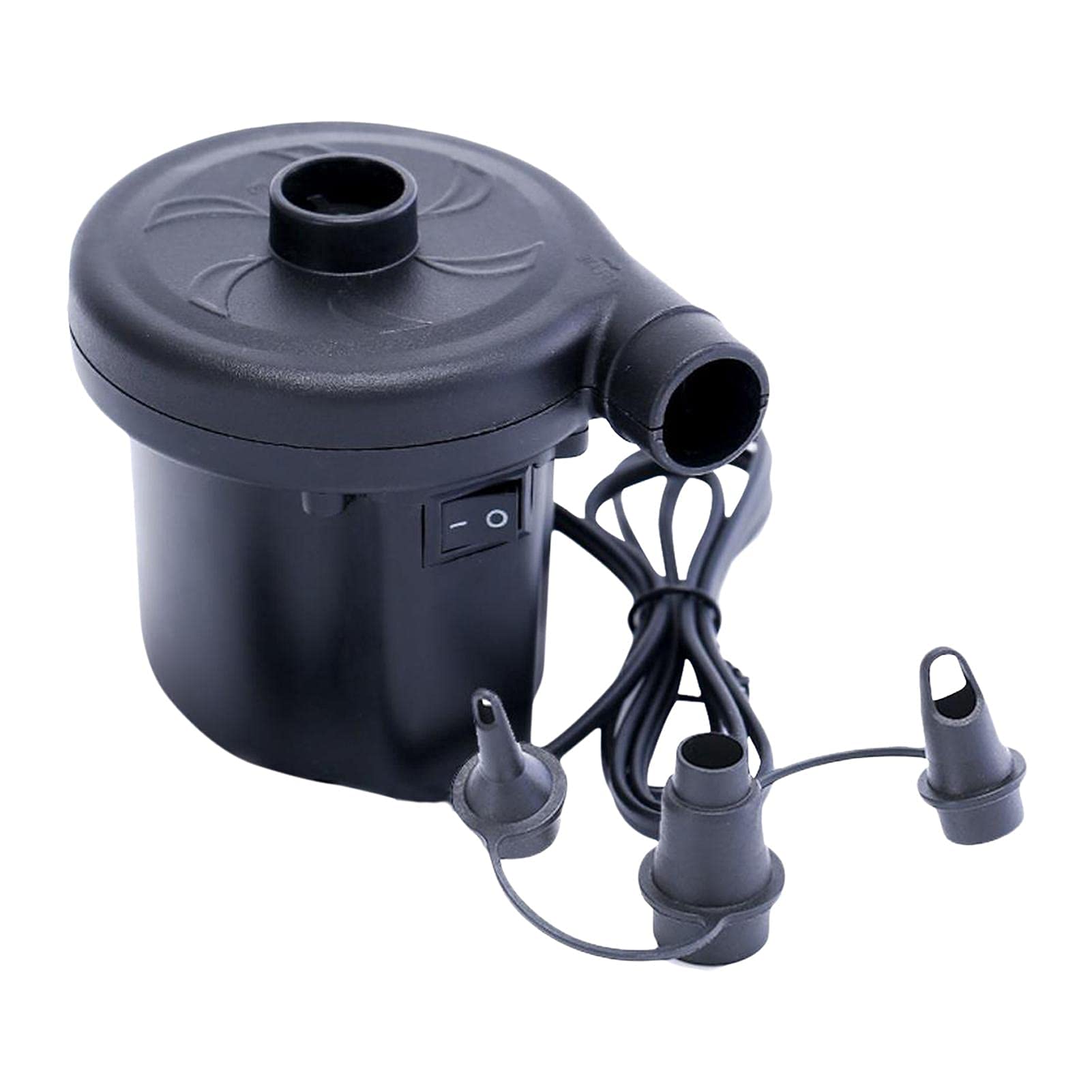 YFFTTKD Yestter Electric Air Pump For Inflatables, Portable Inflator Pumps Quick Air Pump With 3 Nozzles For Air Mattresses Beds Boats Swimming Ring Inflatable Pool Toys efficient