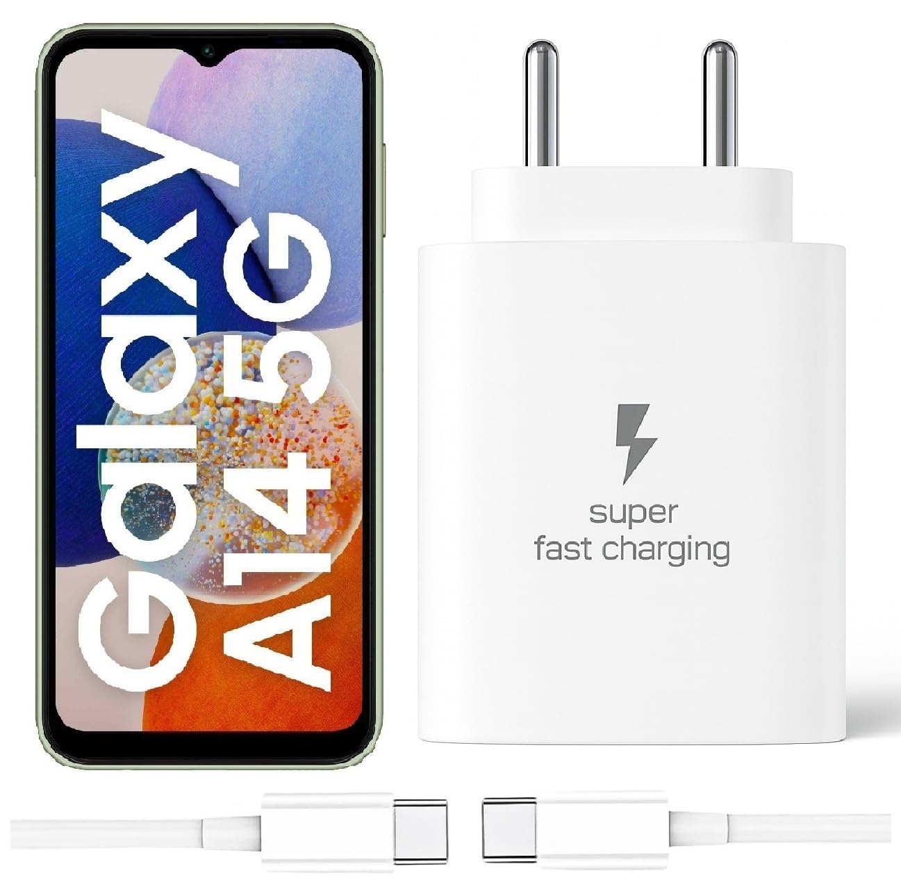 25W Type-C Charger with Cable Compatible with Samsung-Galaxy A54 5g | Super Fast Charger Adapter for S23/S24/S25/S21Fe/A14/M17/M06/M07/M05/F05/F15/F06/M36/A55/ F17/A16/M16/A56/A36/A35/A34/A26, White — Amazon image 20