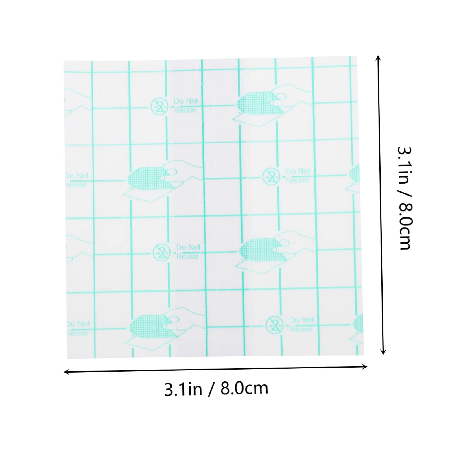 Ipetboom 100Pcs Disposable Makeup Hand PU Film Color Mixing Plates for Easy Blending for Professionals and Beginners Random Styles