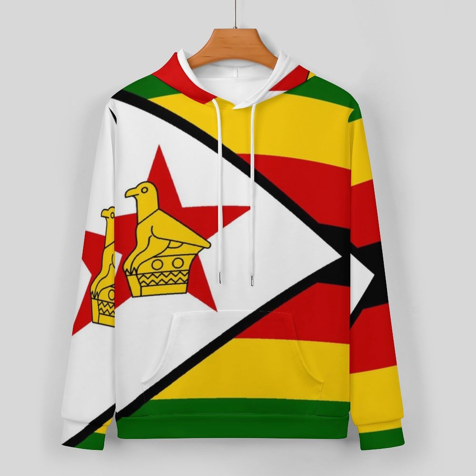Tuta Da Uomo E Da Donna Set Completo Da 2 Pezzi Tuta Da Ginnastica Novità Stampa Bandiera Dello Zimbabwe Felpa Con Cappuccio A Maniche Lunghe Jogger Pantaloni Della Tuta Set Completo Da Salotto