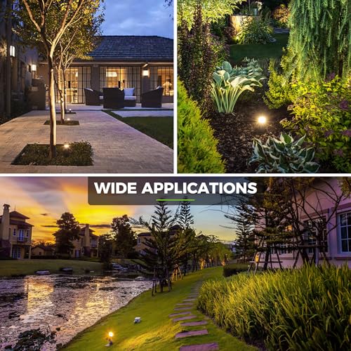 Image of L LOHAS LED Dusk to Dawn Plug in Outdoor Spotlight Warm White 1 Pack