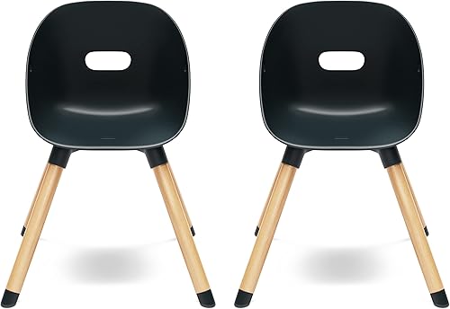 Lalo The Play Chair, Silla de madera y plástico no tóxico para niños y niños pequeños, asiento de cubo resistente y silla para niños fácil de