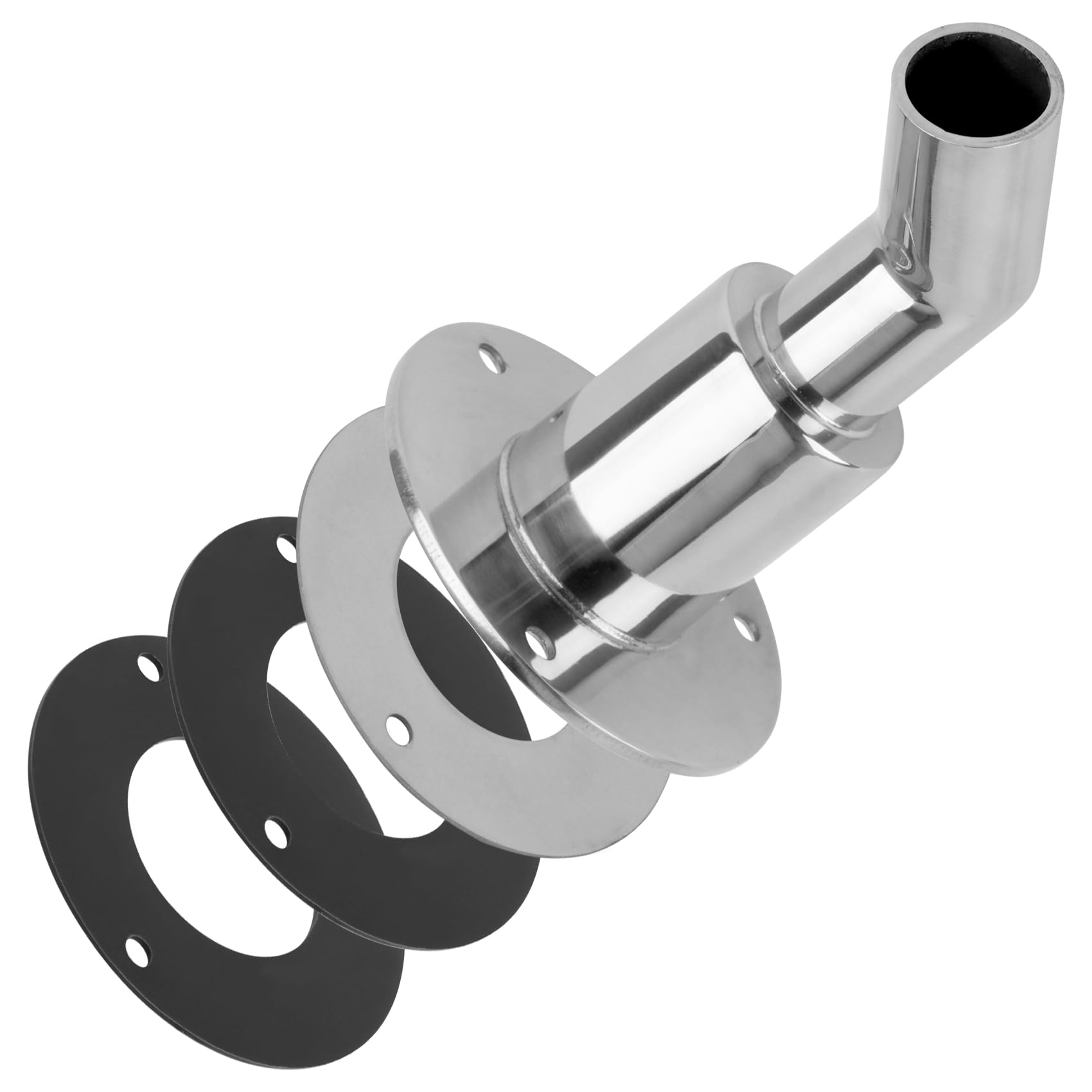 Edelstahl Schiffs Auspuffrohr - Durch Rumpf Montage Für Boote & LKW