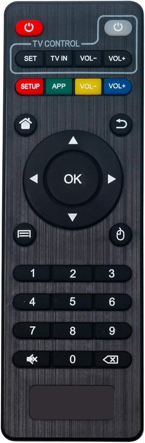 Replaced Remote Control fit for MXQ PRO Android TV TX3 PRO, TX5, TX5 PRO, TX3 MINI, TX6, TX6 MINI, TX7, TX8, TX9, TX9 PRO, TX92, T98 PRO, MXQ PRO, MXQ-4K, M8S, M8N, T95, T95M, T95N, T95X, X96, X96