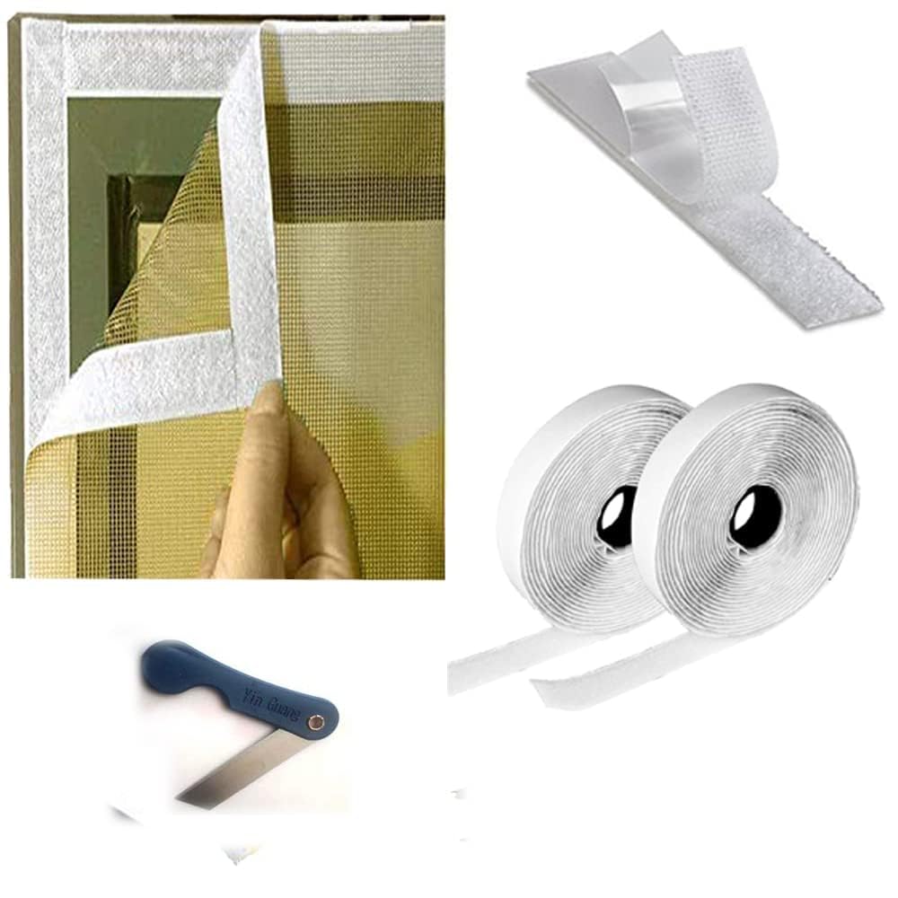 Best Buy Mosquito Net for Window Fiber Glass Mesh 23 x 35 Inch 2 x 3 Feet with Stitching. Ivory Colour-image-14