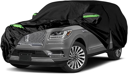 Funda impermeable de repuesto para Ford Expedition ELMAX y Lincoln Navigator L 2007-2025, 6 capas para todo tipo de clima, con puerta con cremallera