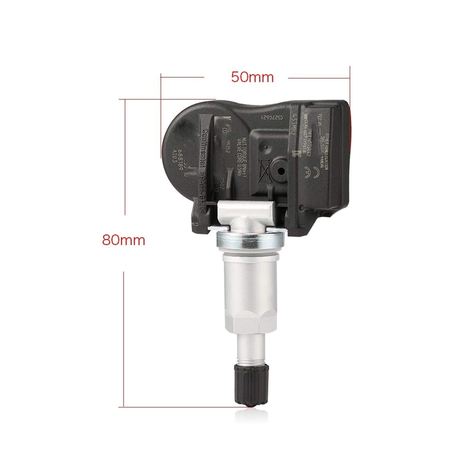 4PCS Czujnik ciśnienia w oponach TPMS System monitorowania samochodowych 36106874830 36106798872 36106890964, do BMW, 5