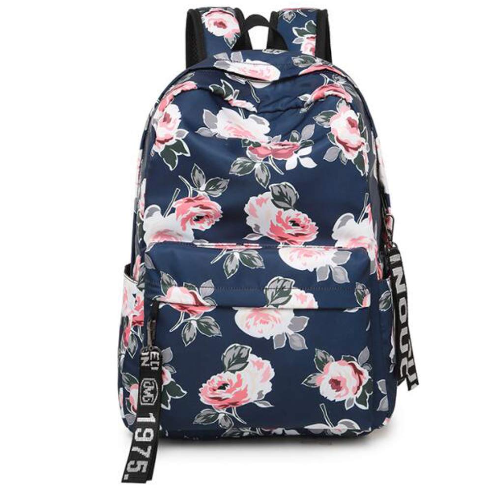floral book bag