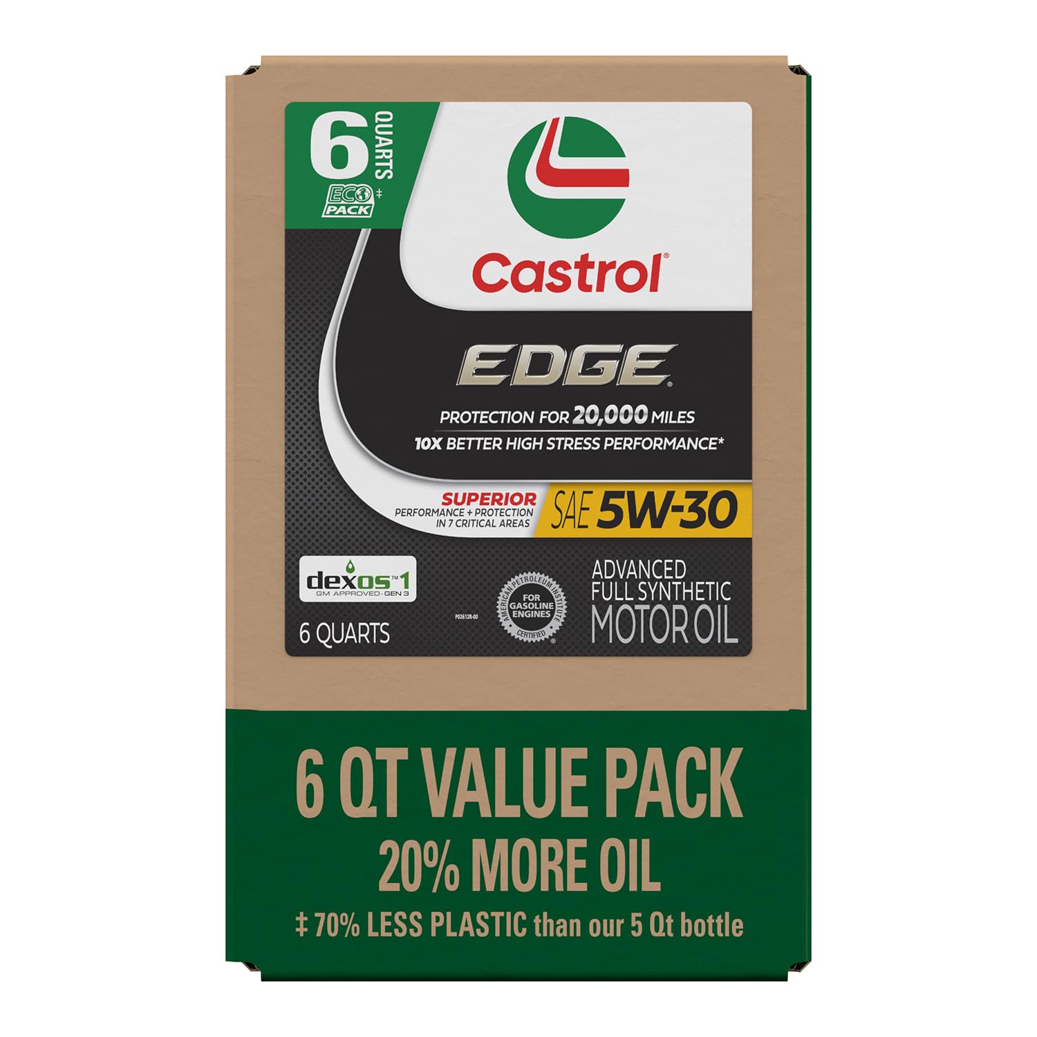 Amazon.com: Castrol EDGE 5W-30 Advanced Full Synthetic Motor Oil