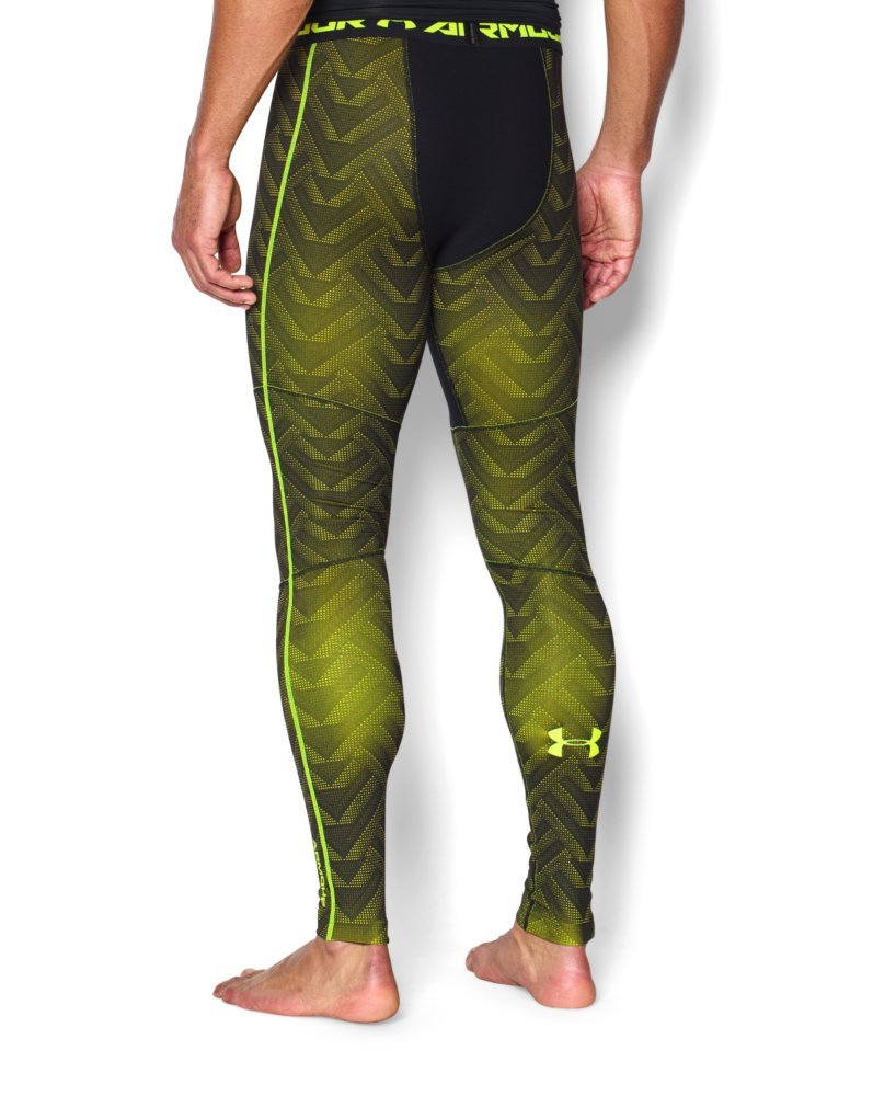 Under Armour ColdGear (Leggings para hombre, Hombre, 1264295, Amarillo de alta visibilidad 731/amarillo de alta visibilidad, medium