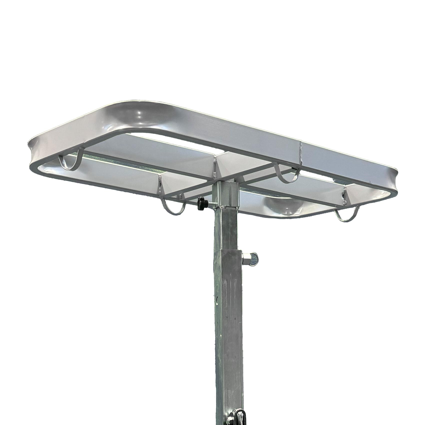 3S SuperSamaStore Elevatore Sollevatore per Installare Unità Esterne di Condizionatori e Moto Condensanti, Cavalletto Telescopico per Sollevare Climatizzatori, Portata Max 130kg, Altezza Max 3.65m