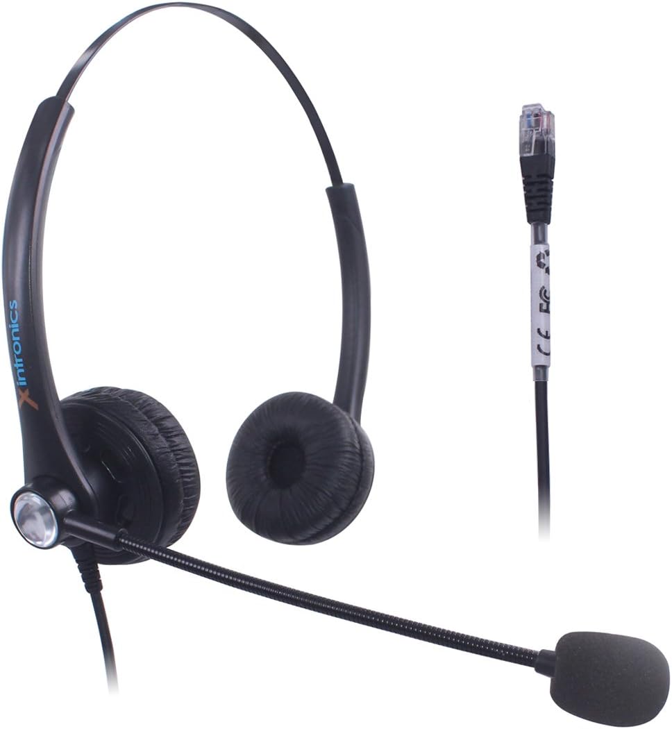 Call Center Telephone RJ11 Headset Headphone for Cisco IP Telephone 7931 7940 7960 7970 7962 7975 7961 7971 7960 M12 M22 (for 79XX 89XX IP Phone)