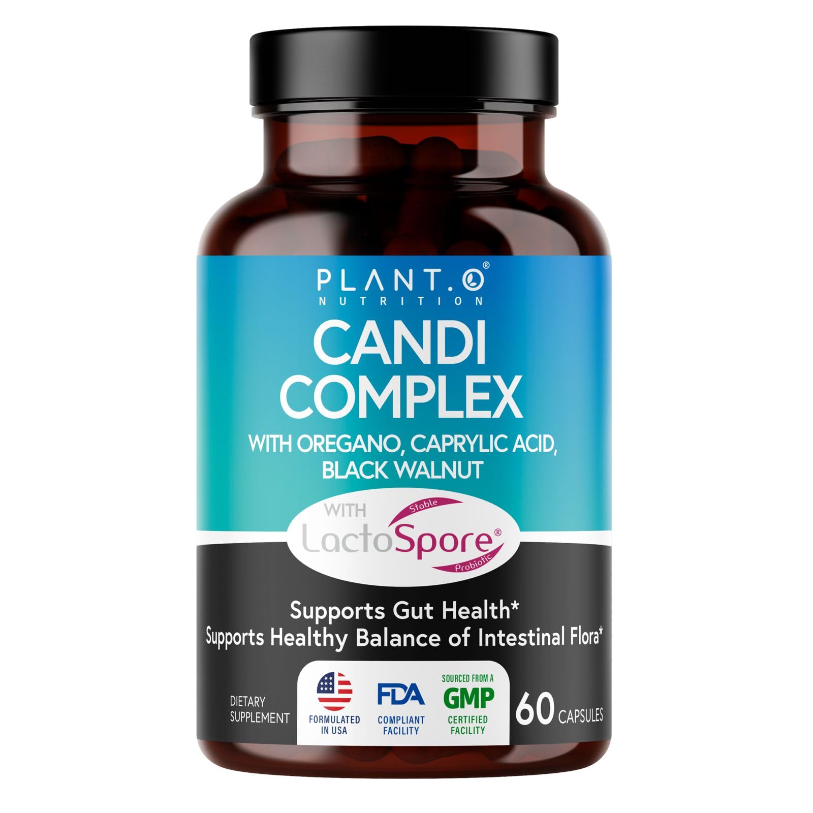 Candida Cleanse Supplement & Yeast Support with Probiotics (LactoSpore)
