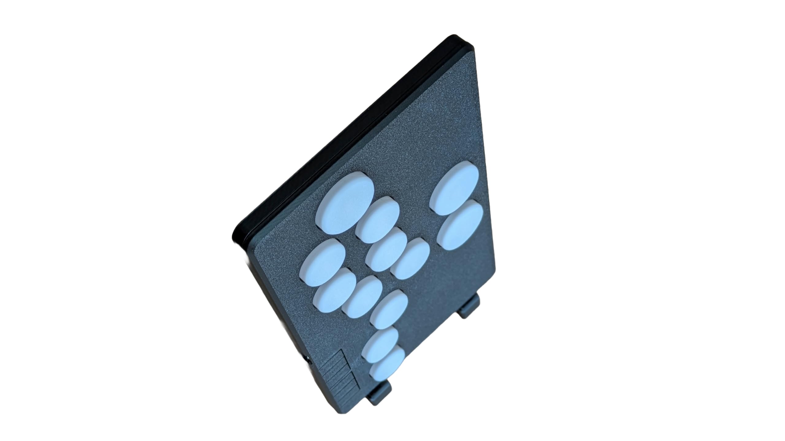 w1spArcade w1spBox Reflex Kontroler Leverless do Bijatyk, Ręcznie Robiony Arcade Stick All-Button do Gier na PC i Konsole