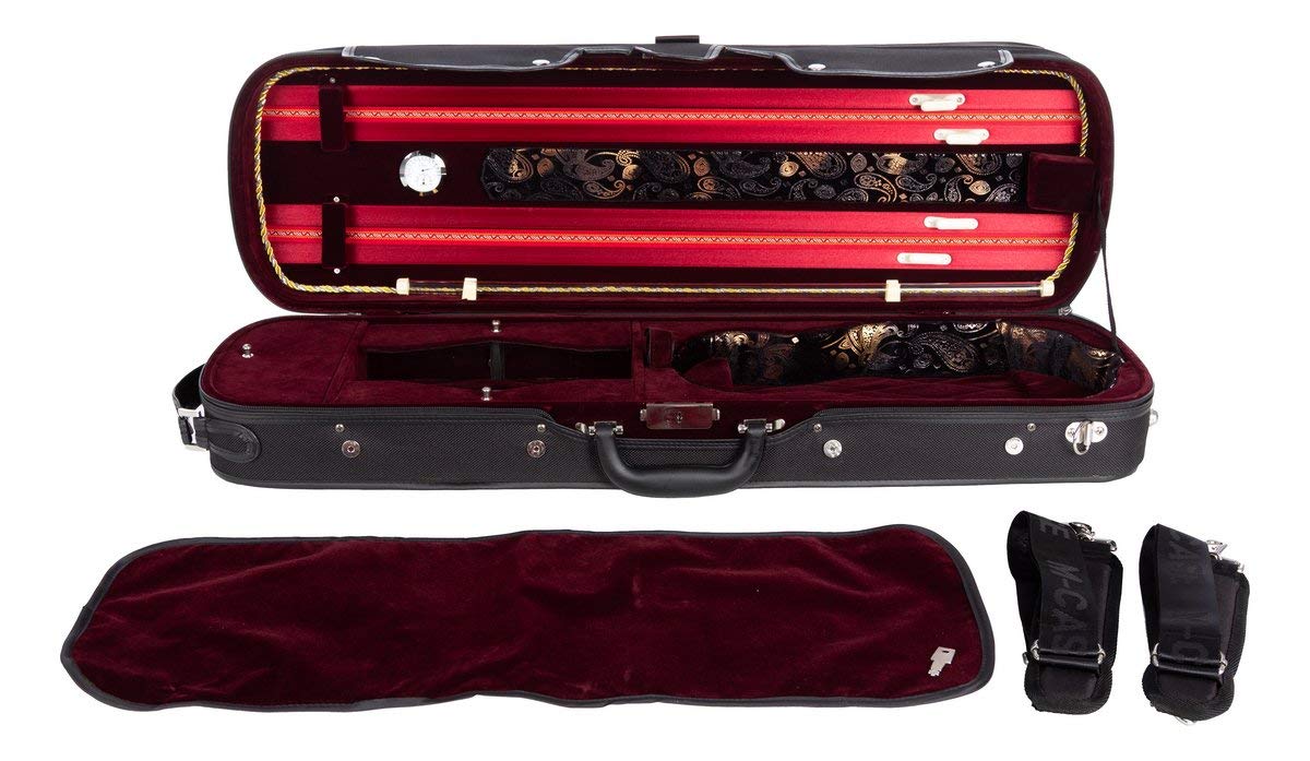 Estuche para violín madera Lord 4/4 burgundy M-Case