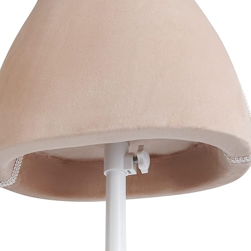 Miniatura 6 de Maniquí femenino con forma de vestido ajustable, soporte de trípode de torso grande, maniquí portátil de espuma de alta densidad, estilo de base de