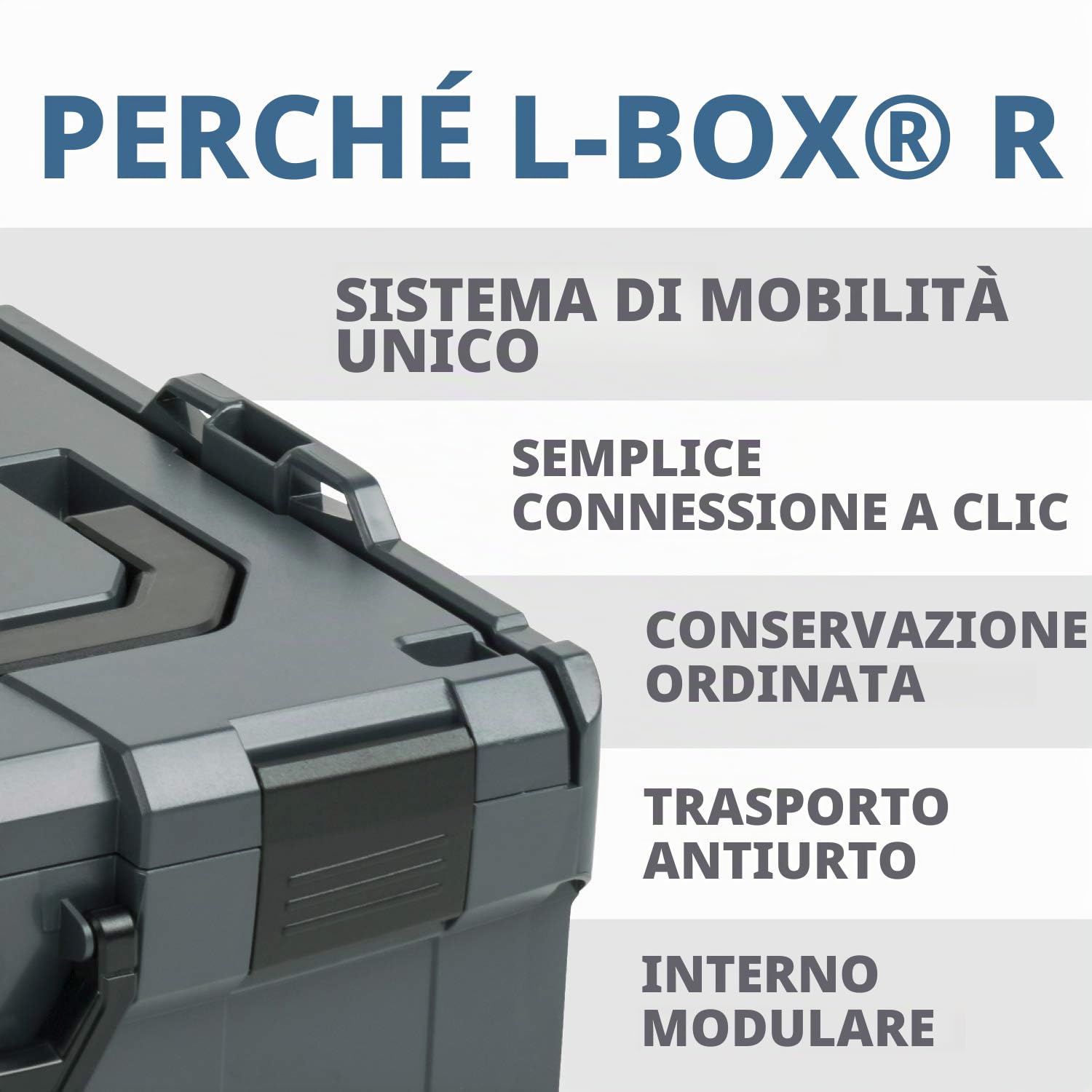Sortimo L-BOXX 102 - Cassetta degli attrezzi in plastica professionale, con coperchio trasparente, con set di scatole B3, per piccoli oggetti, ideale per riporre piccoli oggetti