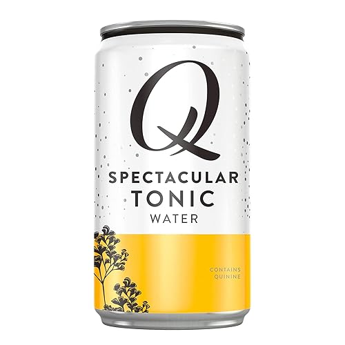 Q Mixers Tonic Water, Mezclador de cóctel premium, 7.5 oz (12 latas)