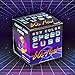 3 x 3 Stickerless Neon 80s Mod Puzzle Cube - Cool Fidget Toy Engineered for Fun & Speed Solving - Game & Desk Gadget for Adults and Families - Party Favor, Stocking Stuffer, & Stress Relief Activity