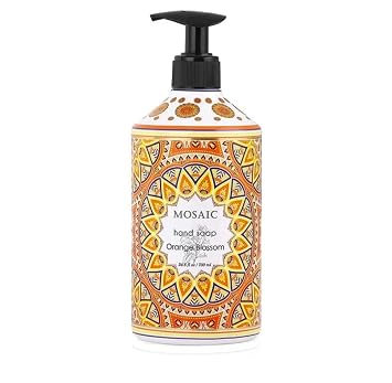 Orange Blossom Liquid Hand Soap 24.6 fl oz, Gentle & Moisturizing Hand Wash with Fresh Citrus Floral Scent