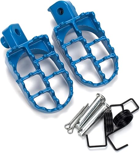 Miniatura 6 de XINGWU Reposapiés para Dirt Bike, Pedales de Aluminio, para XR50R PW50 CRF70 TW200 KLX110 CRF50 50cc 70cc 90cc 110cc 125cc Parte de Motocicleta