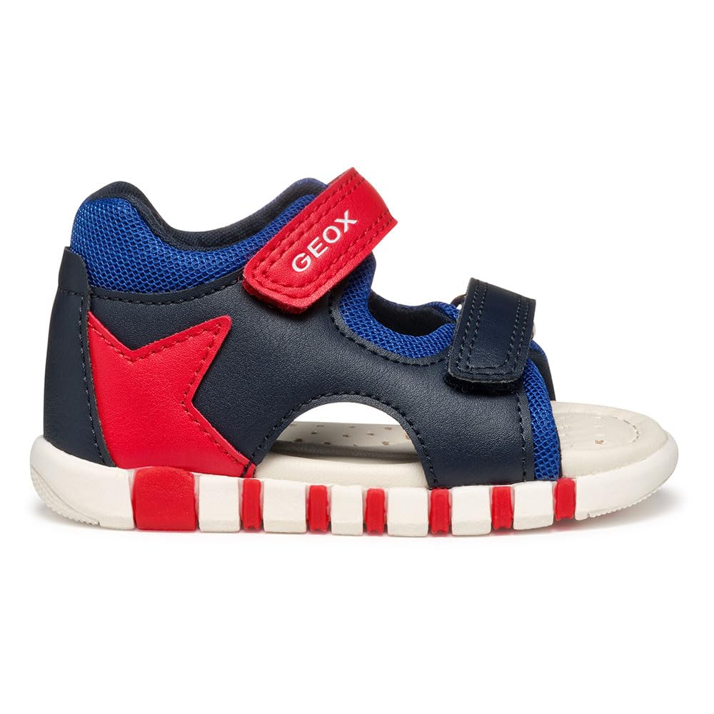 Geox - B SANDAL IUPIDOO BOY, Sandalia Bebé - Joven, Navy/Royal,
