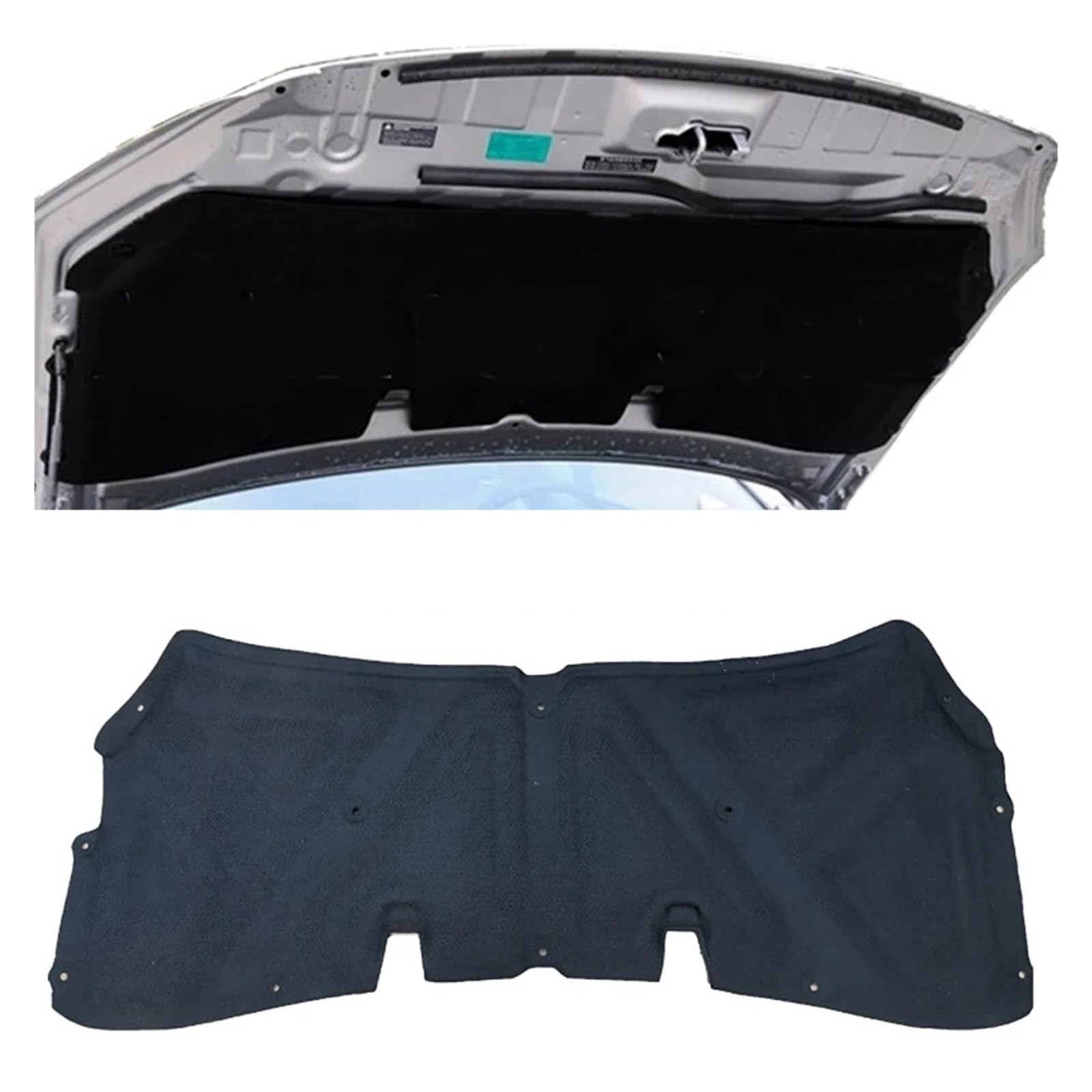 Dlkaddkgf For Qashqai 08-15 Car Front Engine Hood Sond And Heat Insulation Cotton Compatible For Nissan Qashqai Dualis J10 J11 2008-2021(For Qashqai 08-15)