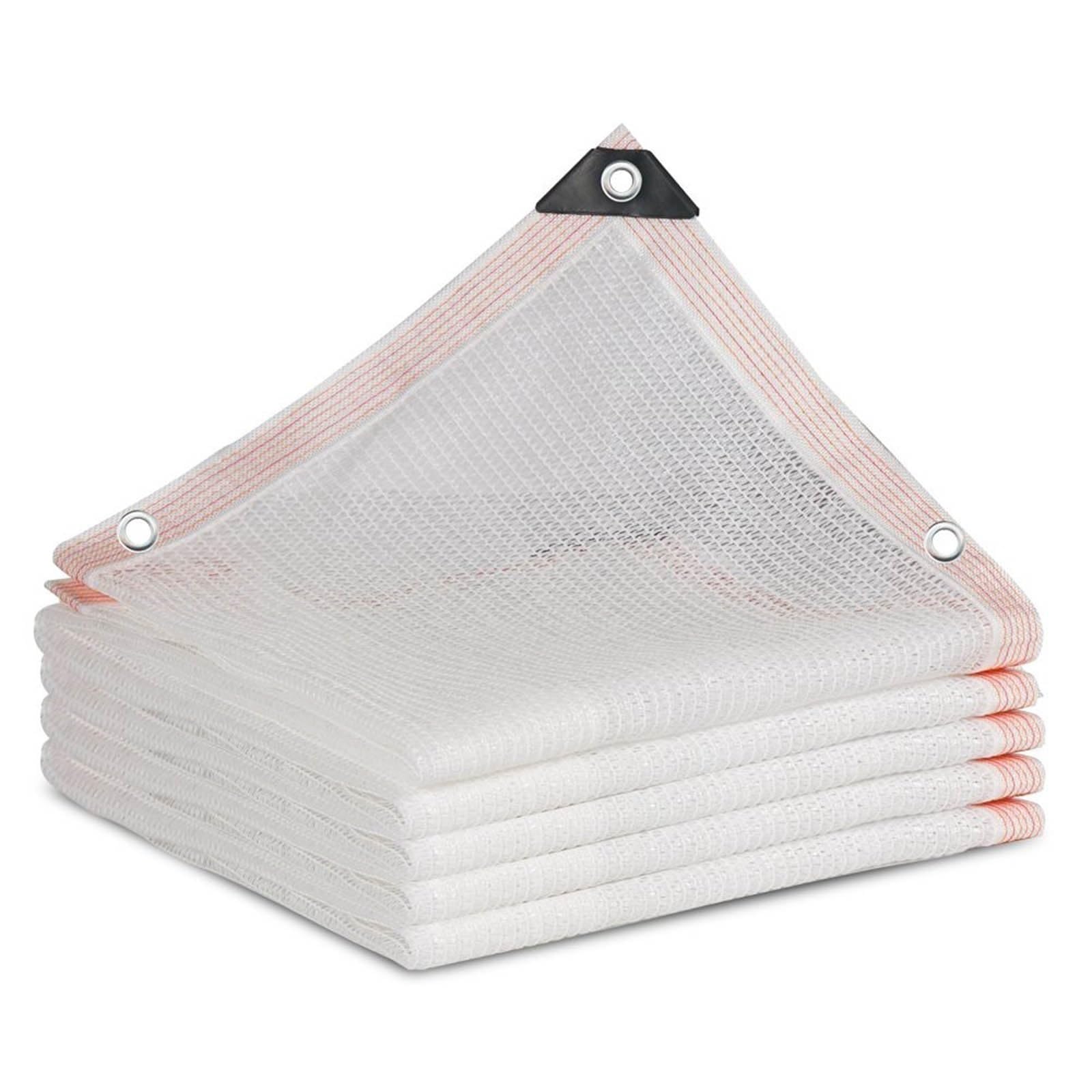 Filet d'ombrage pour jardin blanc rectangulaire anti-UV 3x6m HDPE