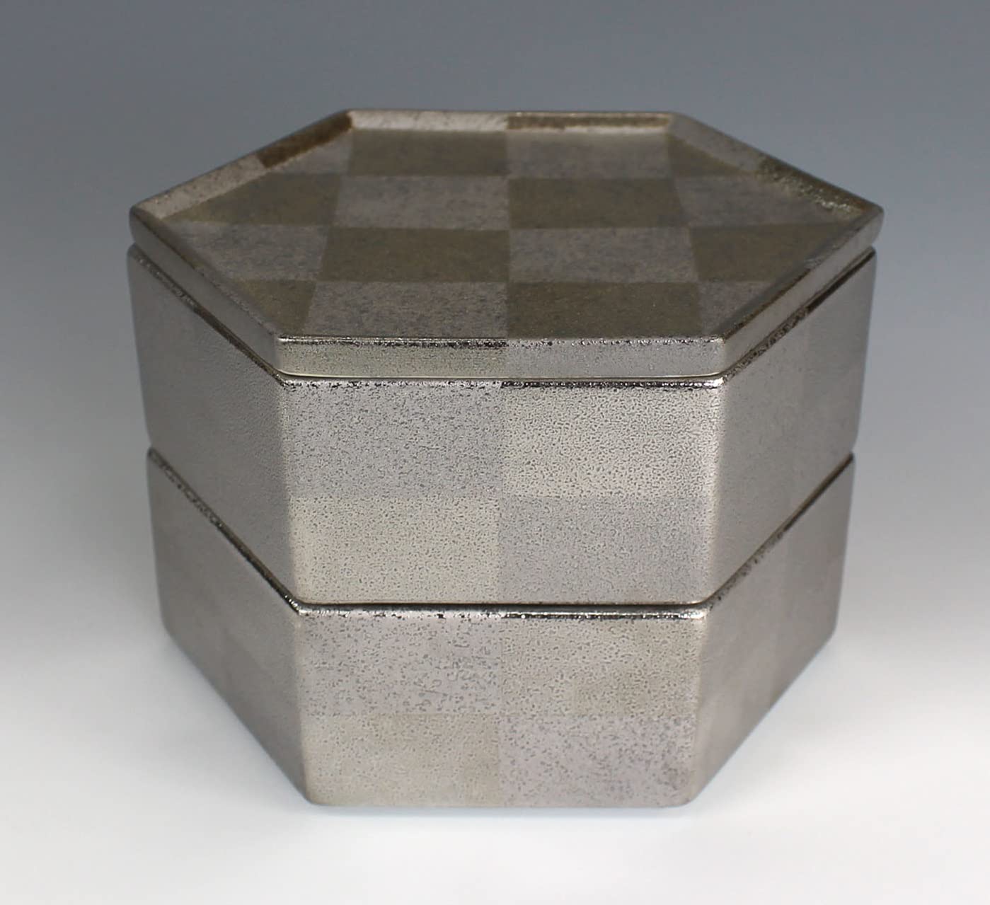 Ishimaru Pottery 269009710 Platinum Noichi Pine Tortoise Shell Type Double Layer