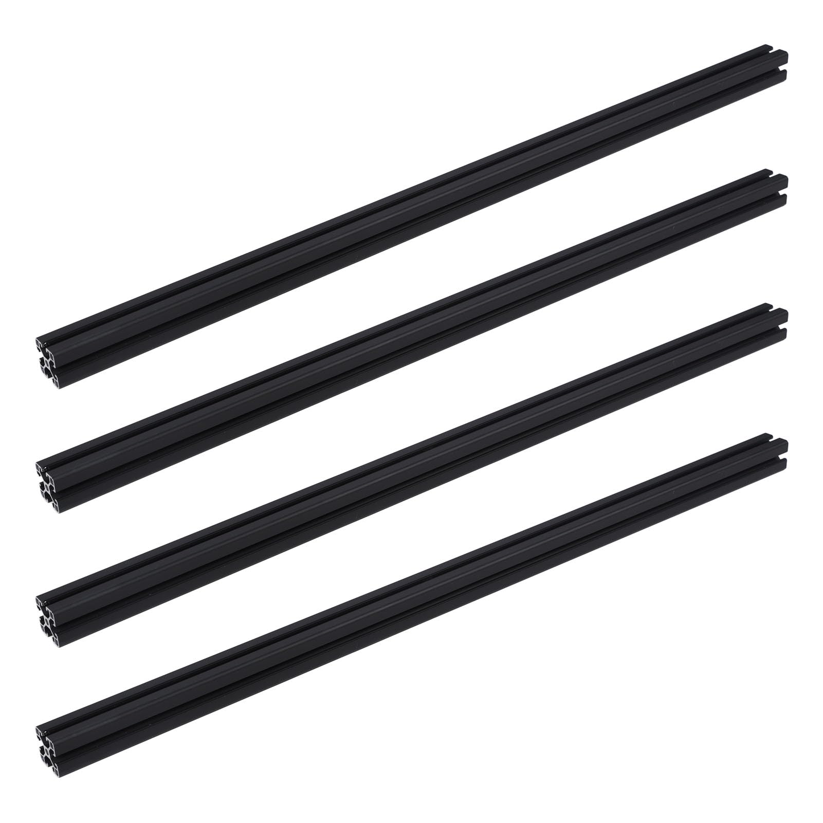 Bewinner Profilo di Estrusione di Alluminio da 4 Pezzi con Slot 4040 T, Guida Lineare Anodizzata Standard Europeo 1.000 Mm 39,4 Pollici per Stampante 3D Telaio Fai da Te CNC - Argento, Struttura