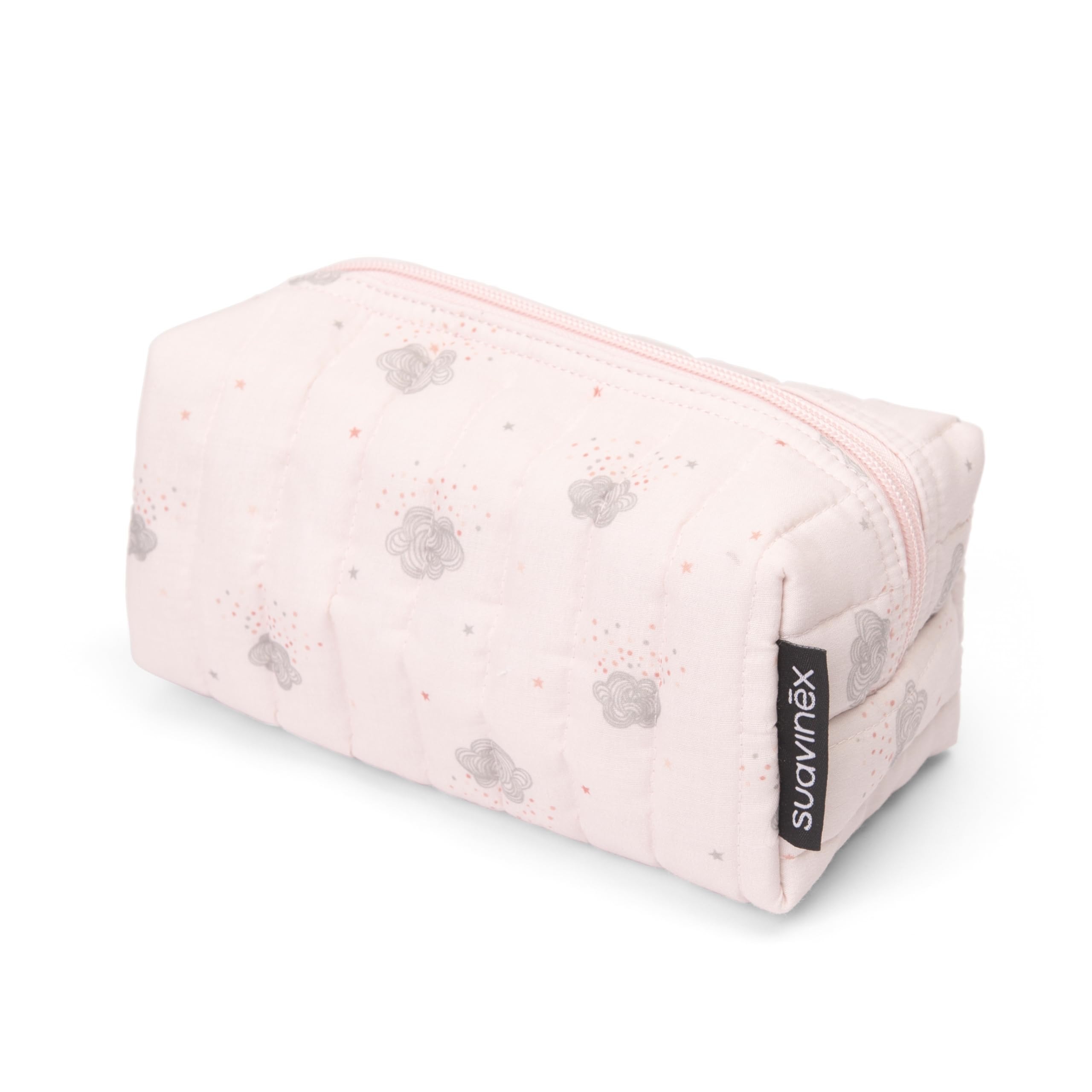 Suavinex, Kulturbeutel für Babys, Geschenkset für Neugeborene mit: Shampoo 100 ml + Feuchtigkeitslotion 100 ml + Creme für Change 75 ml + Eau de Cologne 50 ml. Reisegröße. Rose Dreams
