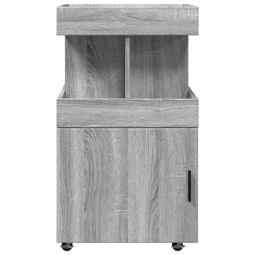 Carrello da bar grigio Sonoma, 50 x 41 x 89 cm, in legno