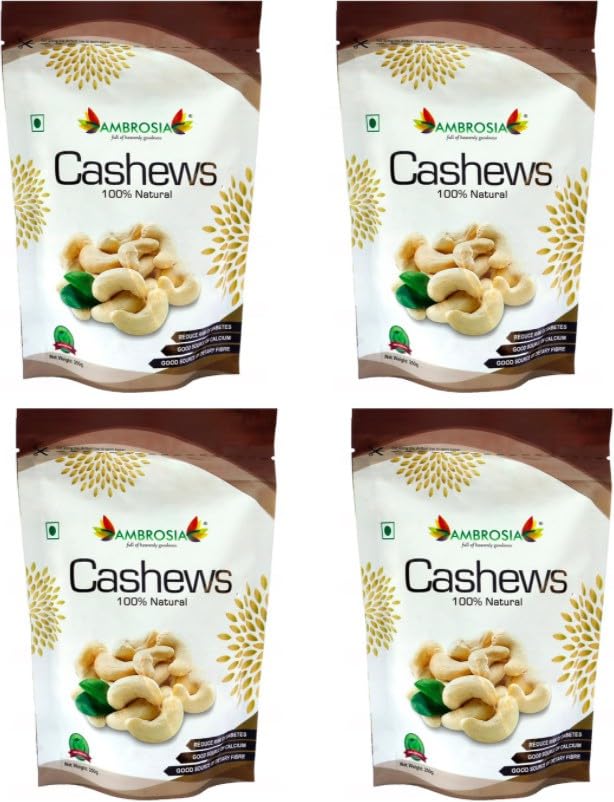 See full amazon price history chart for Ambrosia Premium Cashews 250g (Pack of 4) | W240 & Jumbo Quality Ambrosia Premium Cashews 250g (Pack of 4) | W240 & Jumbo Quality (B07Z22WW7N) Amazon Price History, Amazon Price Tracker